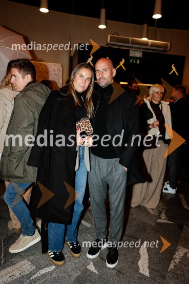  Tamara Brečko;  Mišo Brečko, nogometašSam prjatla, premiera komedije Melani Mekicar in Žan Papič