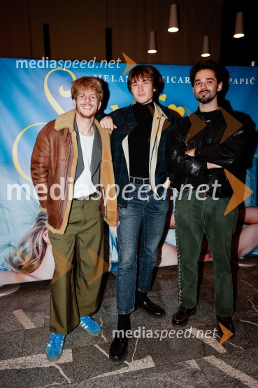  Jure Maček,  Joker Out;  Kris  Guštin, Joker Out;  Jan  Peteh, Joker OutSam prjatla, premiera komedije Melani Mekicar in Žan Papič