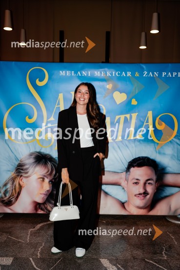 Sam prjatla, premiera komedije Melani Mekicar in Žan Papič