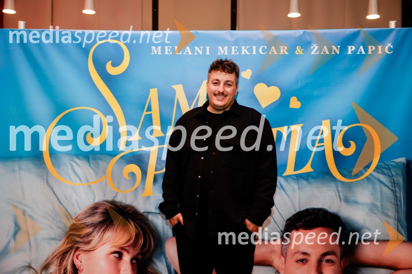  Žan  Papič, stand up komikSam prjatla, premiera komedije Melani Mekicar in Žan Papič