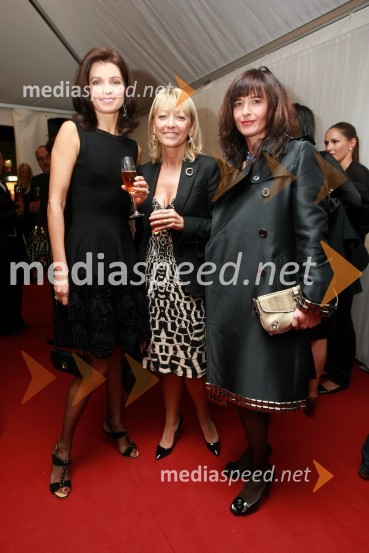 Marija Novak, direktorica prodaje Hilton Dubrovnik, Sonja Maša ter Sabina Kisilak, lastnica butikov KisilakCartier, odprtje trgovine