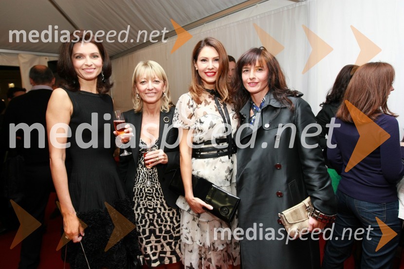 Marija Novak, direktorica prodaje Hilton Dubrovnik, Sonja Maša,  Ivana Šundov Hojan in Sabina Kisilak, lastnica butikov KisilakCartier, odprtje trgovine