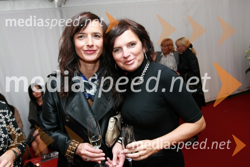 Sabina Kisilak, lastnica butikov Kisilak in Romana Kancler, direktorica SEB d.o.o.Cartier, odprtje trgovine