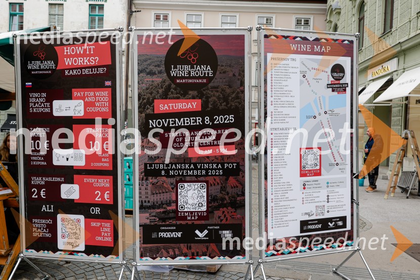 Ljubljanska vinska pot - Martinovanje 2025, Ljubljana