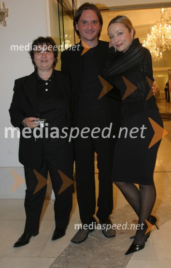 Dragica Petrovič, režiserka in producentka, Brane Šturbej in Nataša Barbara Gračner, igralcaLjudje RAZNO