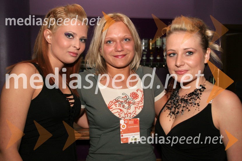 Eva Vilčnik, Brigita Krajnc in Klavdija Štuhec, moderatorke Radia PlusPlusova vročica, Samsara