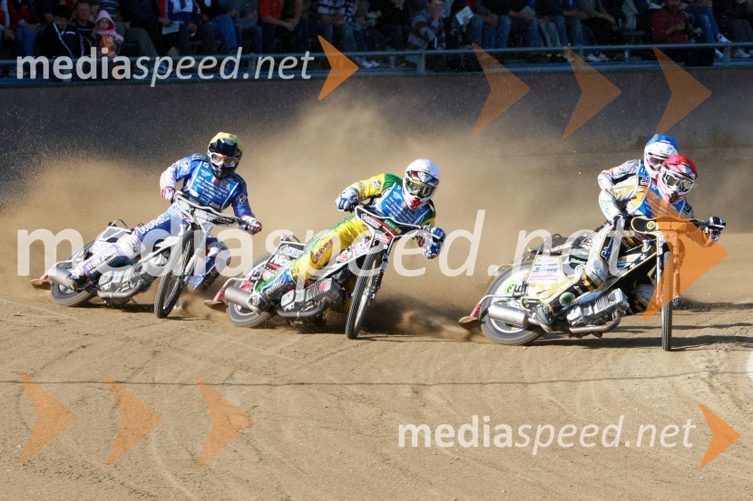 Lewis Bridger VBR, Darcy Ward AVS, Grzegorz Zengota POLSpeedway, U-21 WC Finale 2009