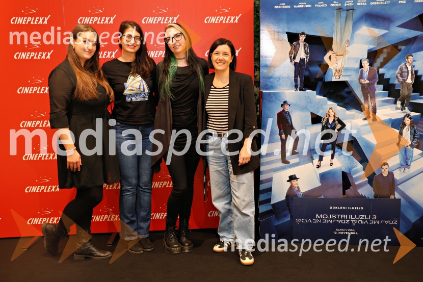  ... ;  ... ;  ... ;  Andreja Purger, marketing CineplexxZdaj me vidiš, zdaj me ne vidiš 3, premiera filma v Cineplexxu