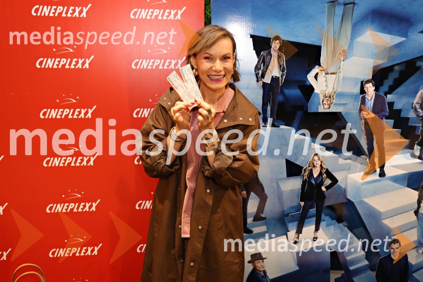  Ana Raščan, voditeljica in novinarkaZdaj me vidiš, zdaj me ne vidiš 3, premiera filma v Cineplexxu