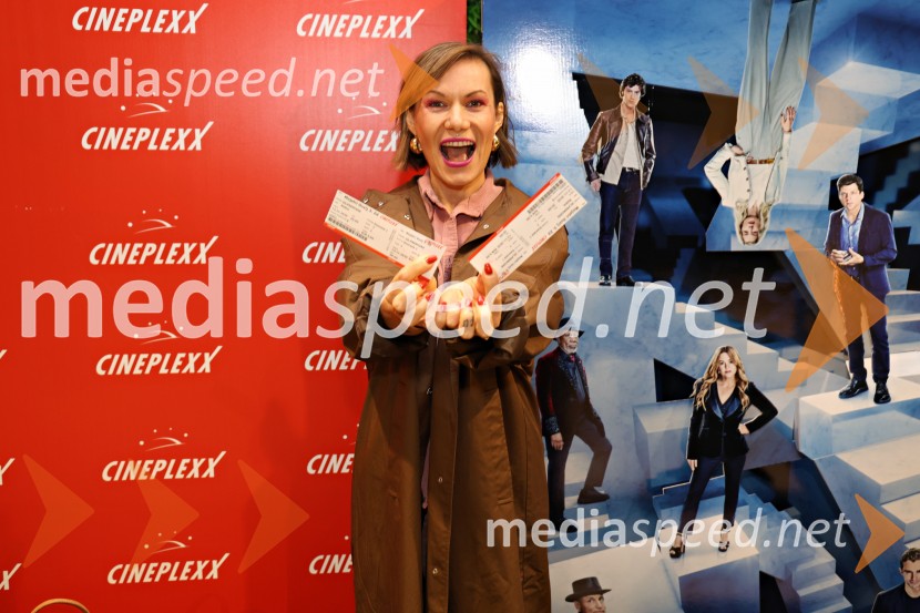  Ana Raščan, voditeljica in novinarkaZdaj me vidiš, zdaj me ne vidiš 3, premiera filma v Cineplexxu