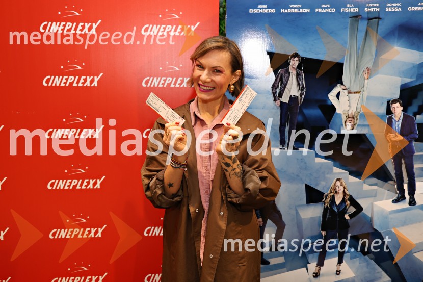  Ana Raščan, voditeljica in novinarkaZdaj me vidiš, zdaj me ne vidiš 3, premiera filma v Cineplexxu