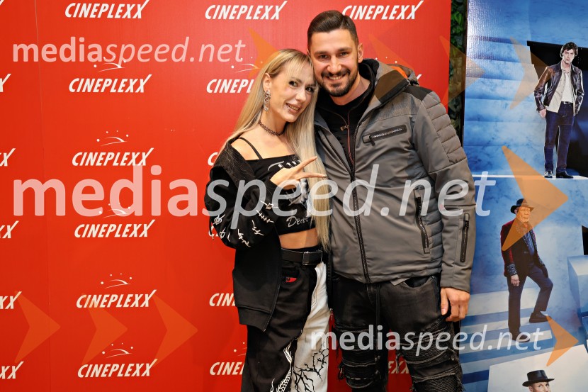  Patricija Štifter - RIYA, model, pevka, tiktokerka;  Aljaž  GazdekZdaj me vidiš, zdaj me ne vidiš 3, premiera filma v Cineplexxu