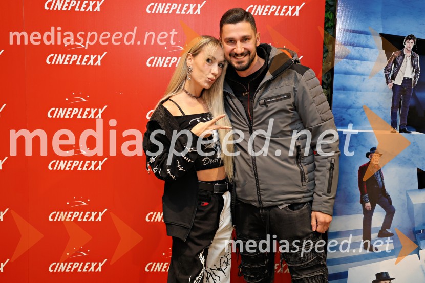  Patricija Štifter - RIYA, model, pevka, tiktokerka;  Aljaž  GazdekZdaj me vidiš, zdaj me ne vidiš 3, premiera filma v Cineplexxu