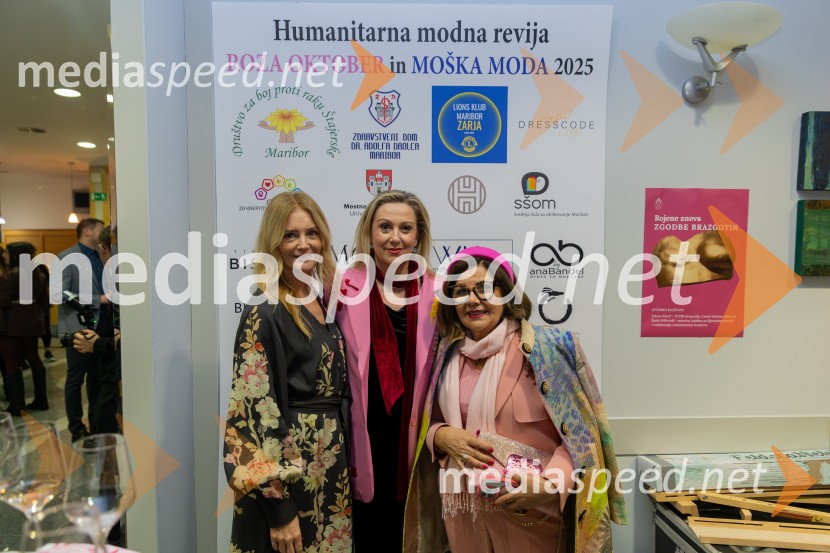 Roza oktober in moška moda, humanitarn modna revija