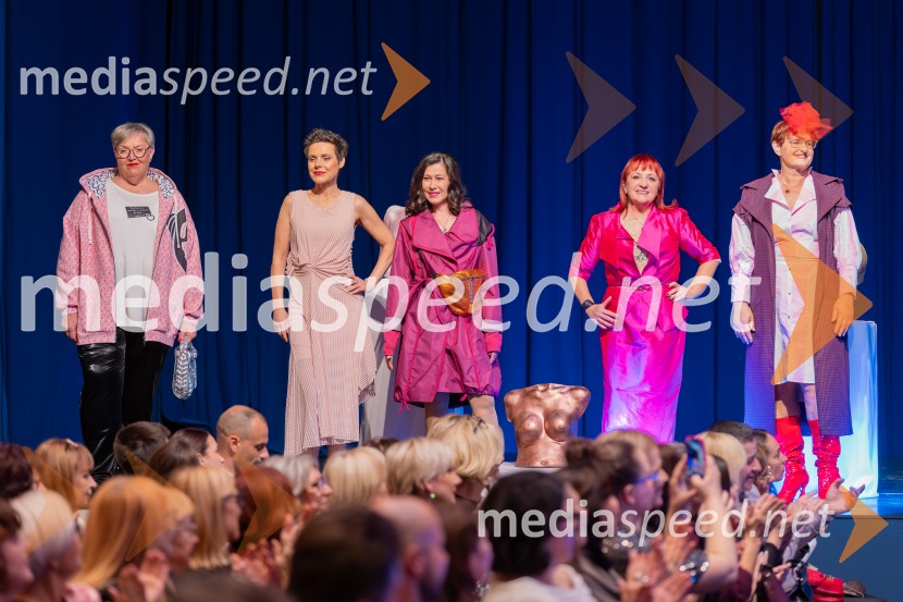 Roza oktober in moška moda, humanitarn modna revija