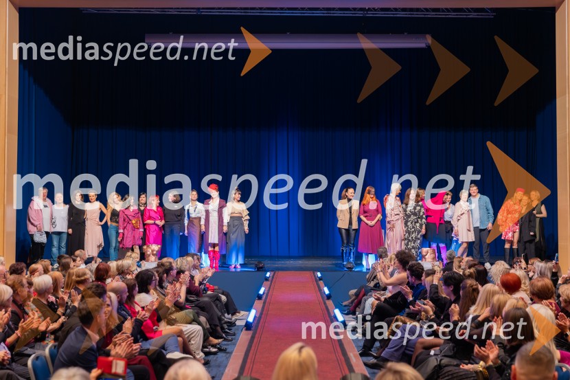 Roza oktober in moška moda, humanitarn modna revija