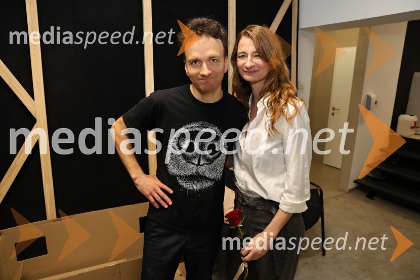  Matija Stipanič, igralec;  Maja Borin, dramaturginja