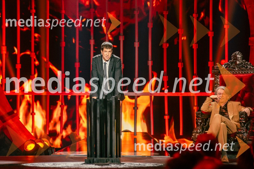  Goran Vojnović, pisatelj, kolumnist, režiser;  Robert Pešut - Magnifico, glasbenikNa žaru z Ladom Bizovičarjem, Magnifico