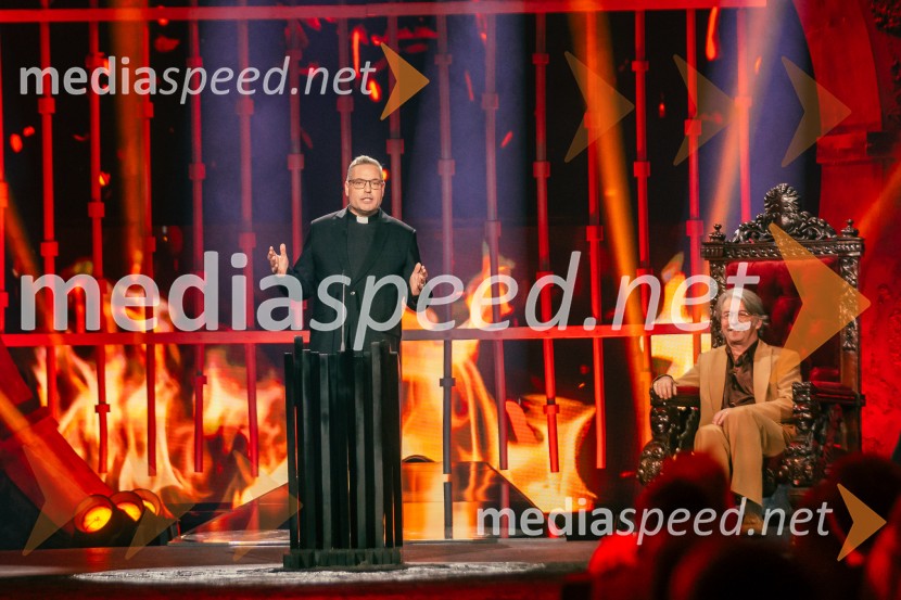  Klemen  Balažič, duhovnik;  Robert Pešut - Magnifico, glasbenikNa žaru z Ladom Bizovičarjem, Magnifico