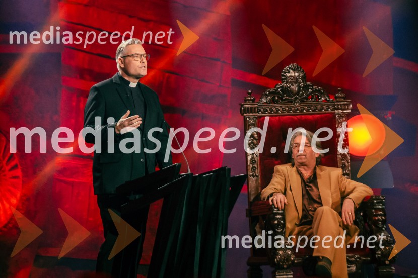  Klemen  Balažič, duhovnik;  Robert Pešut - Magnifico, glasbenikNa žaru z Ladom Bizovičarjem, Magnifico