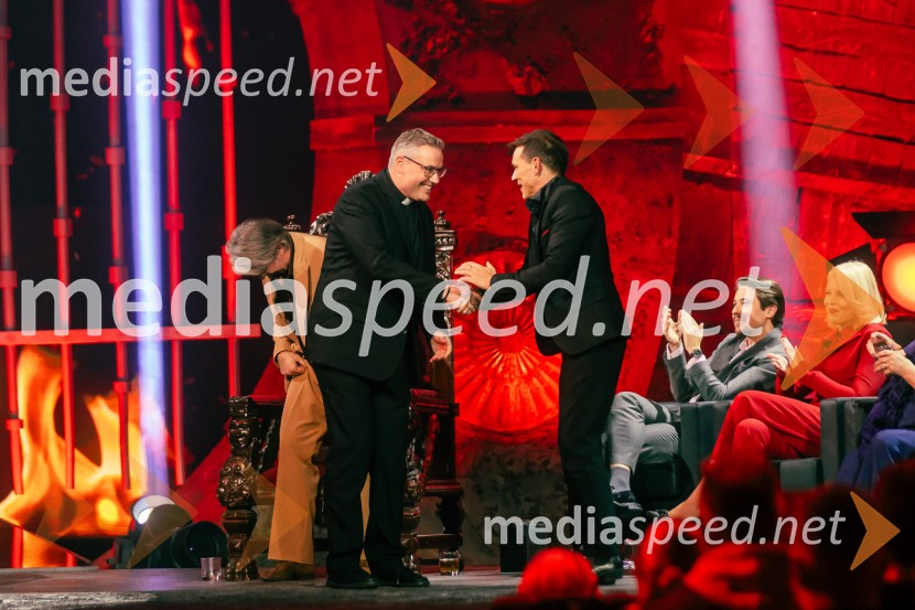  Klemen  Balažič, duhovnik;  Lado Bizovičar, igralecNa žaru z Ladom Bizovičarjem, Magnifico