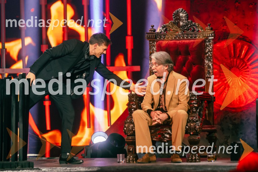  Lado Bizovičar, igralec;  Robert Pešut - Magnifico, glasbenikNa žaru z Ladom Bizovičarjem, Magnifico