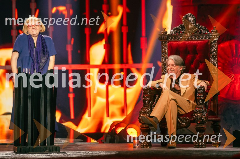  Desa Muck, voditeljica, pisateljica;  Robert Pešut - Magnifico, glasbenikNa žaru z Ladom Bizovičarjem, Magnifico