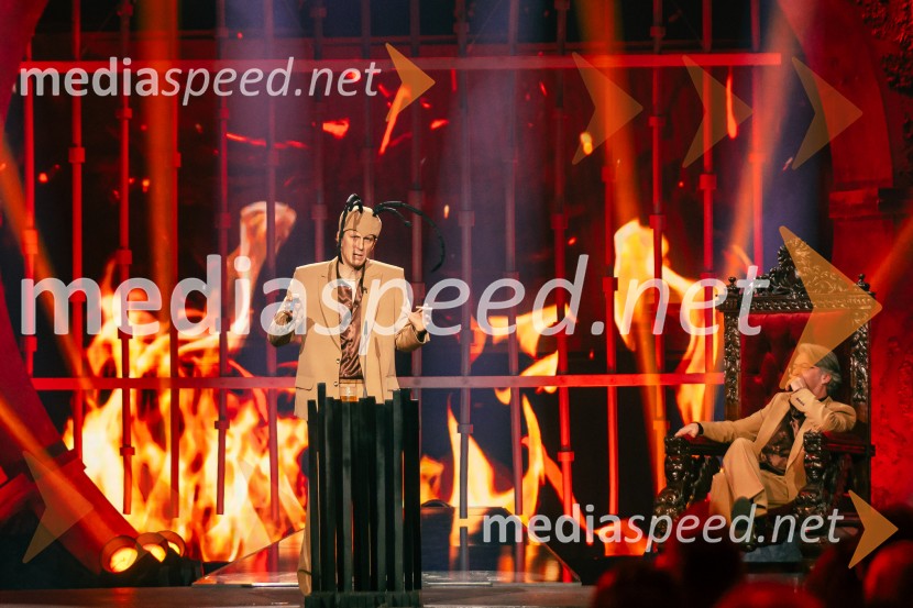  Jurij Drevenšek, igralec;  Robert Pešut - Magnifico, glasbenikNa žaru z Ladom Bizovičarjem, Magnifico