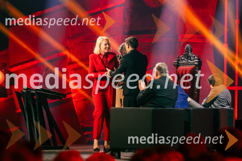 mag. Urška Klakočar Zupančič, predsednica Državnega zbora RS, podpredsednica, Gibanje Svoboda;  Lado Bizovičar, igralecNa žaru z Ladom Bizovičarjem, Magnifico