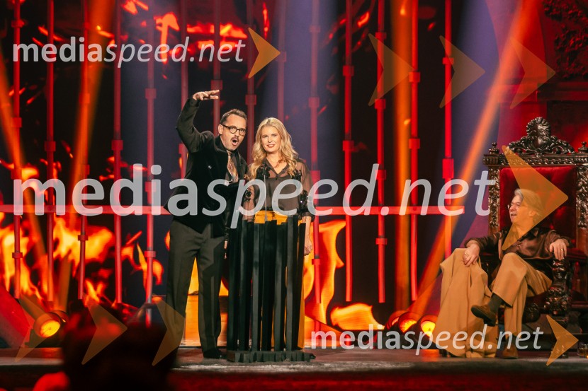  Jože Robežnik,  televizijski voditelj;  Bernarda Žarn, voditeljica;  Robert Pešut - Magnifico, glasbenikNa žaru z Ladom Bizovičarjem, Magnifico