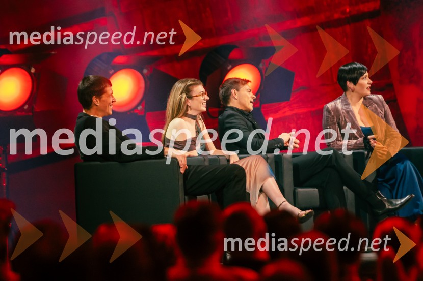  Goran Vojnović, pisatelj, kolumnist, režiser;  Mila Peršin, igralka;  Lado Bizovičar, igralec;  Nuška Drašček, pevkaNa žaru z Ladom Bizovičarjem, Magnifico