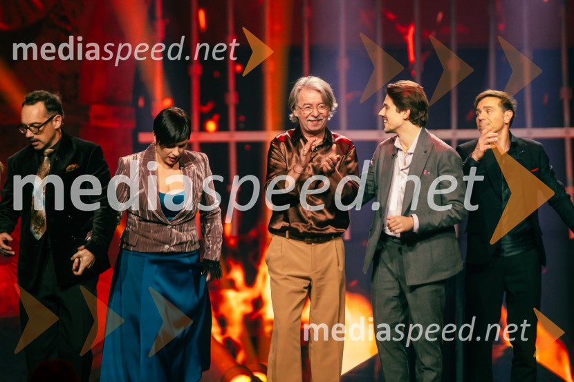  Jože Robežnik,  televizijski voditelj;  Nuška Drašček, pevka;  Robert Pešut - Magnifico, glasbenik;  Bojan Cvjetićanin, Joker Out;  Lado Bizovičar, igralecNa žaru z Ladom Bizovičarjem, Magnifico