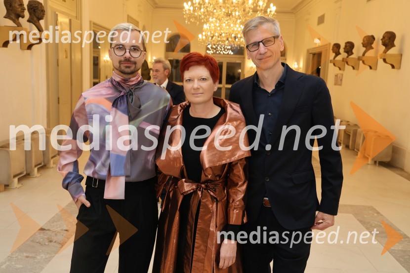  David Hojnik, modni oblikovalec DH fashion;  ... ;  Damir LukežičFrida, premiera baleta v SNG Maribor