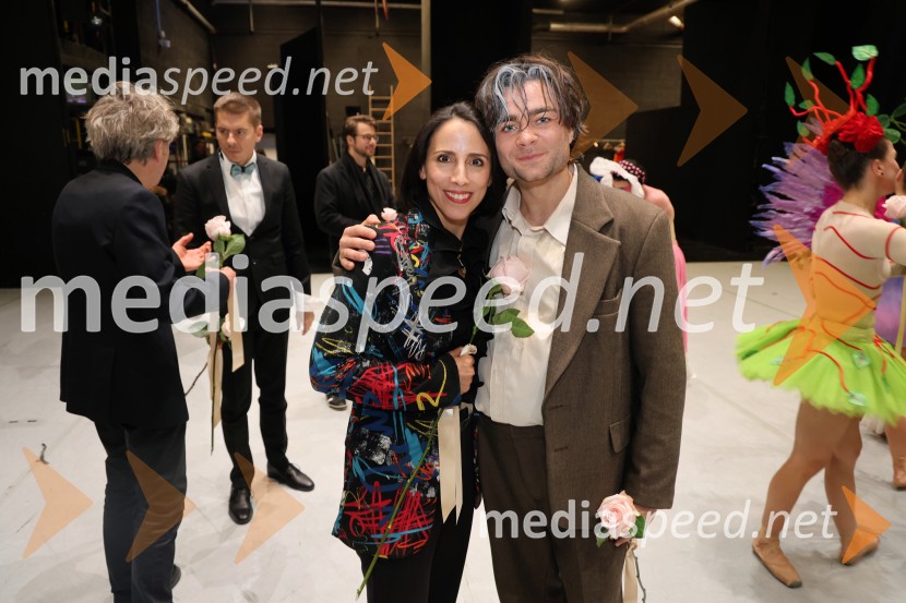  Annabelle Lopez Ochoa, koreografinja;  Ionut Dinita, baletni plesalecFrida, premiera baleta v SNG Maribor