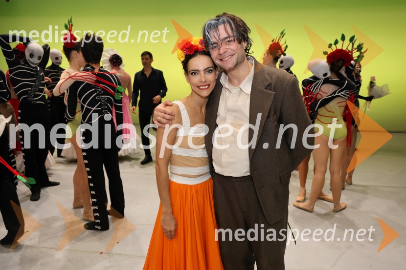  Catarina de Meneses, baletna solistka;  Ionut Dinita, baletni plesalecFrida, premiera baleta v SNG Maribor