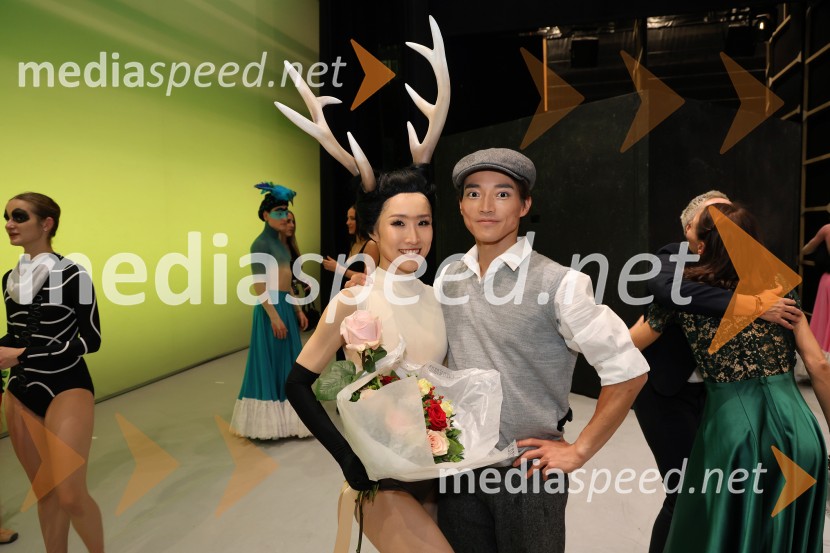  Asami Nakashima, baletna solistka;  Yuya Omaki, baletni plesalecFrida, premiera baleta v SNG Maribor
