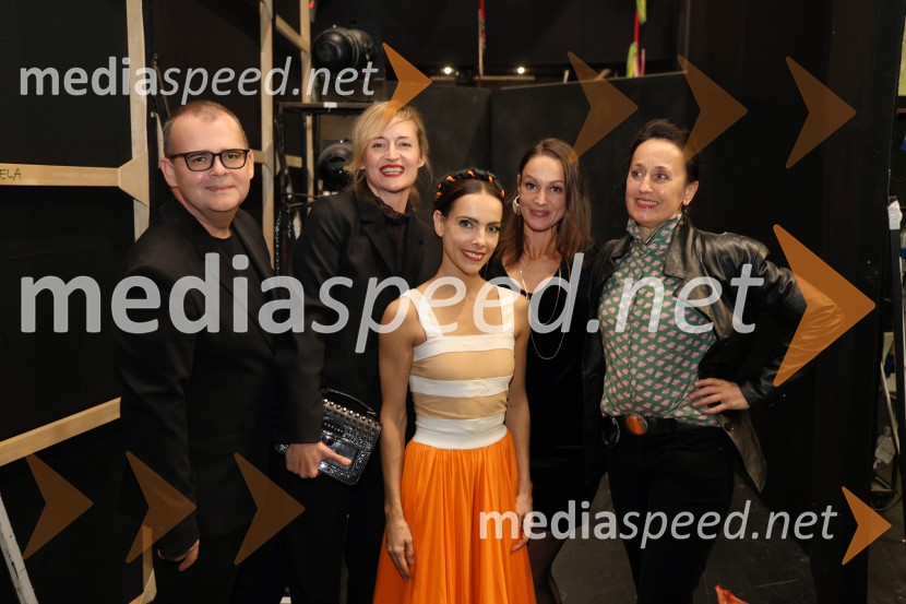  Alan Kavčič, predstavnik za odnose z javnostmi SNG Maribor;  Valentina Turcu, koreografinja in baletna solistka;  Catarina de Meneses, baletna solistka;  ... ;  Tomislav Čižmić, TelemachFrida, premiera baleta v SNG Maribor