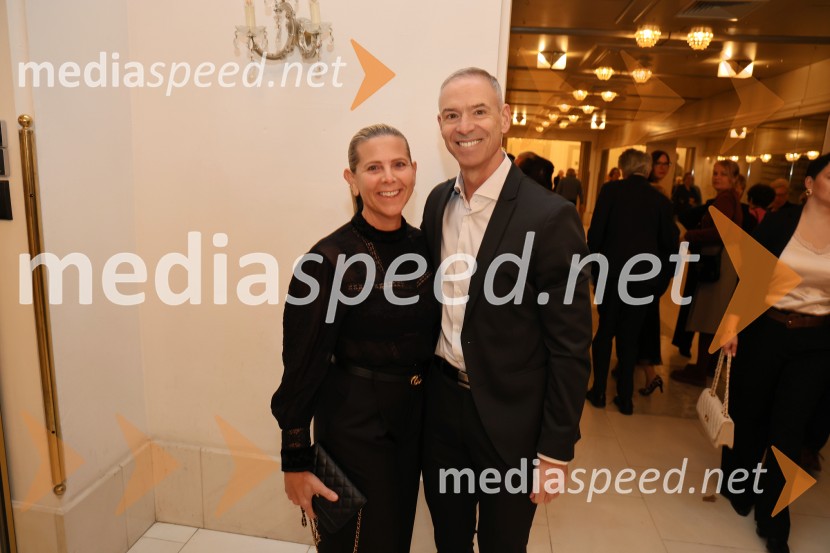  Patricia  Koren Vilčnik, marketing, Press clipping;  Boštjan Vilčnik, direktor, podjetje Press ClippingFrida, premiera baleta v SNG Maribor