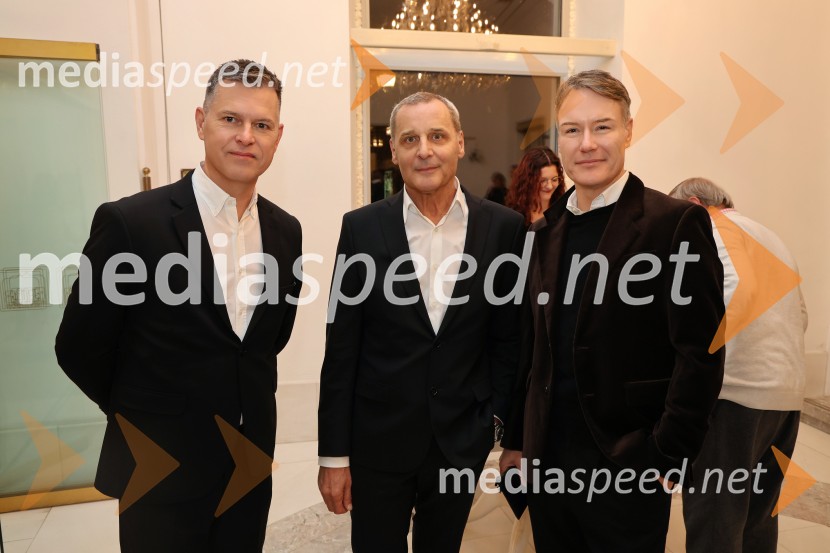  Toni Tovornik, generalni sekretar na Ministrstvu za kulturo;  Danilo Rošker, direktor SNG Maribor;  Saša Krajnc, TV Voditelj, RTVFrida, premiera baleta v SNG Maribor