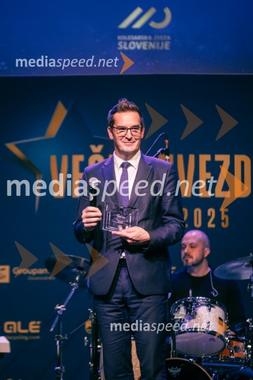 Večer zvezd, kolesar leta 2025 je Tadej Pogačar