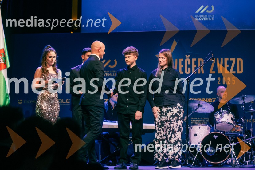 Večer zvezd, kolesar leta 2025 je Tadej Pogačar