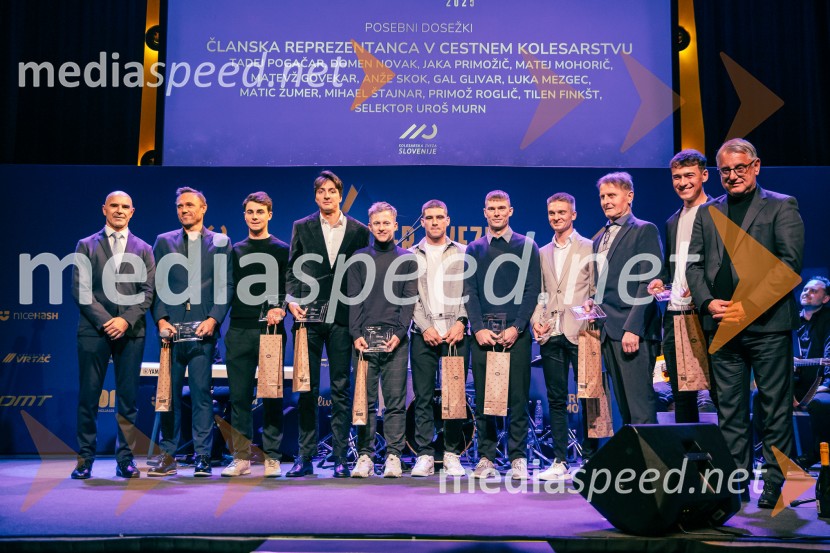 Večer zvezd, kolesar leta 2025 je Tadej Pogačar