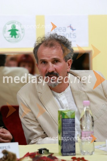 Stojan Habjanič, strokovni vodja projekta prenove vrtcaEnergetsko varčen vrtec Manka Golarja Gornja Radgona, novinarska konferenca in odprtje prenovljenega vrtca