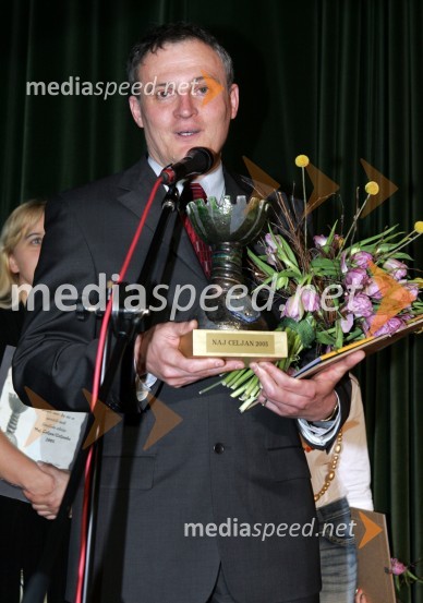 Aleksander Svetelšek, direktor podjetja Engro Tuš - Naj Celjan 2005Naj Celjanka - Naj Celjan, prva podelitev naziva