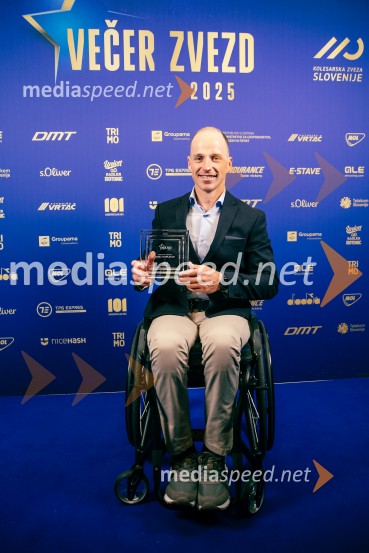Večer zvezd, kolesar leta 2025 je Tadej Pogačar