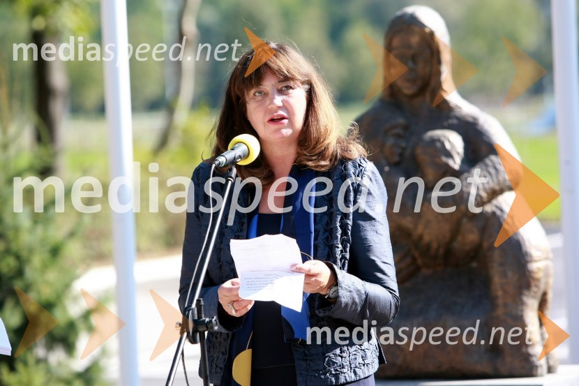 Nj. eksc. Guro Katharina Helwig Vikor, veleposlanica Kraljevine NorveškeEnergetsko varčen vrtec Manka Golarja Gornja Radgona, novinarska konferenca in odprtje prenovljenega vrtca