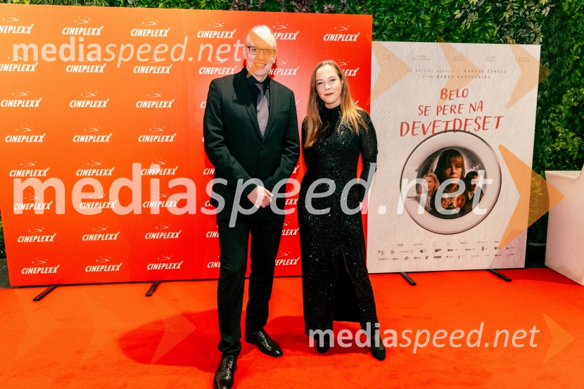  Marko  Naberšnik, režiser in scenarist;  Lea Cok, igralkaBelo se pere na 90, premiera filma v Cineplexxu