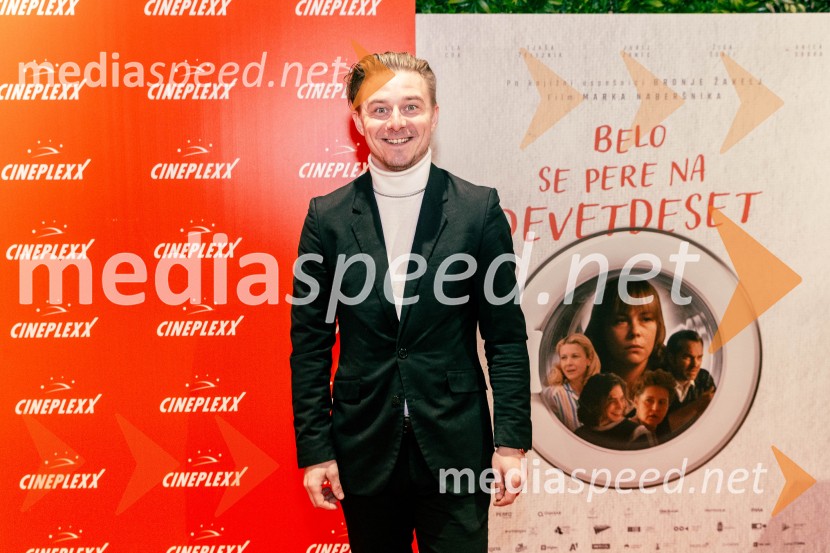  Jure Rajšp, igralecBelo se pere na 90, premiera filma v Cineplexxu