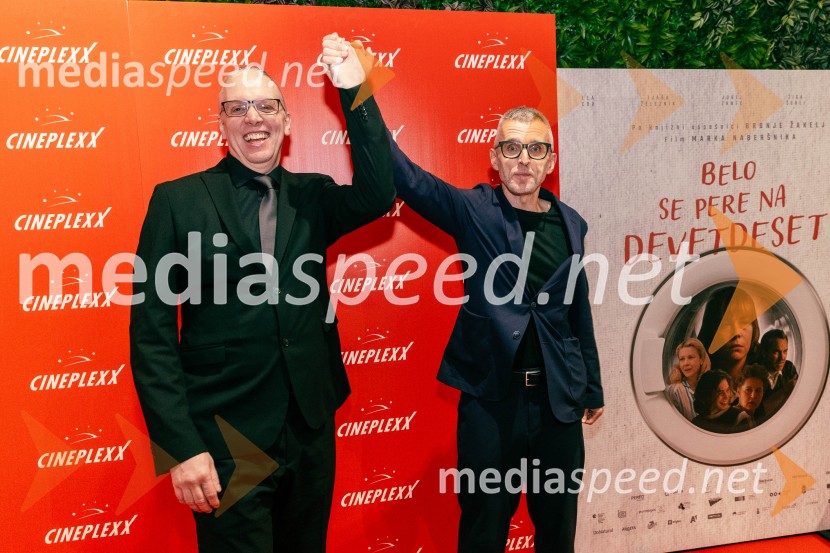  Marko  Naberšnik, režiser in scenarist;  Aleš Pavlin, Perfo ProductionBelo se pere na 90, premiera filma v Cineplexxu