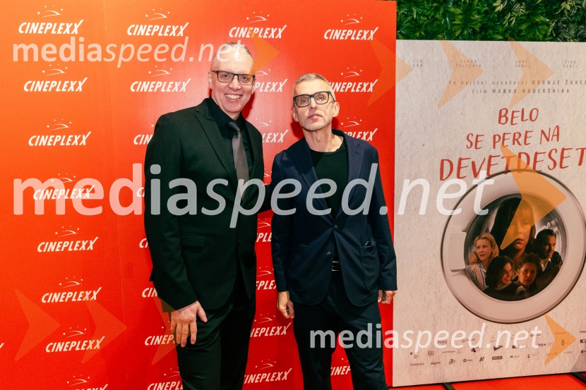  Marko  Naberšnik, režiser in scenarist;  Aleš Pavlin, Perfo ProductionBelo se pere na 90, premiera filma v Cineplexxu